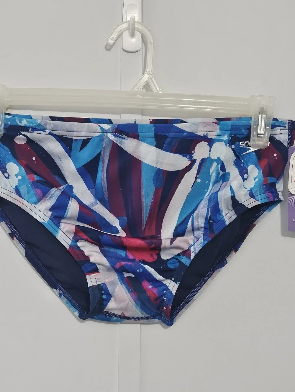 Speedo Size 36 Mens Boys Swim Trunks with Elastic Drawstring Waistband Bathing